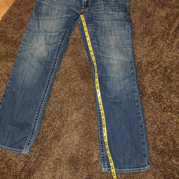 Buckle BKE Denim Jake Embroidered Pocket Jeans Mens 31S Short - Picture 9 of 11